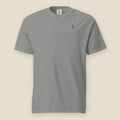 83 Miles North Tee, front: the double slanted line mark printed small at the left chest