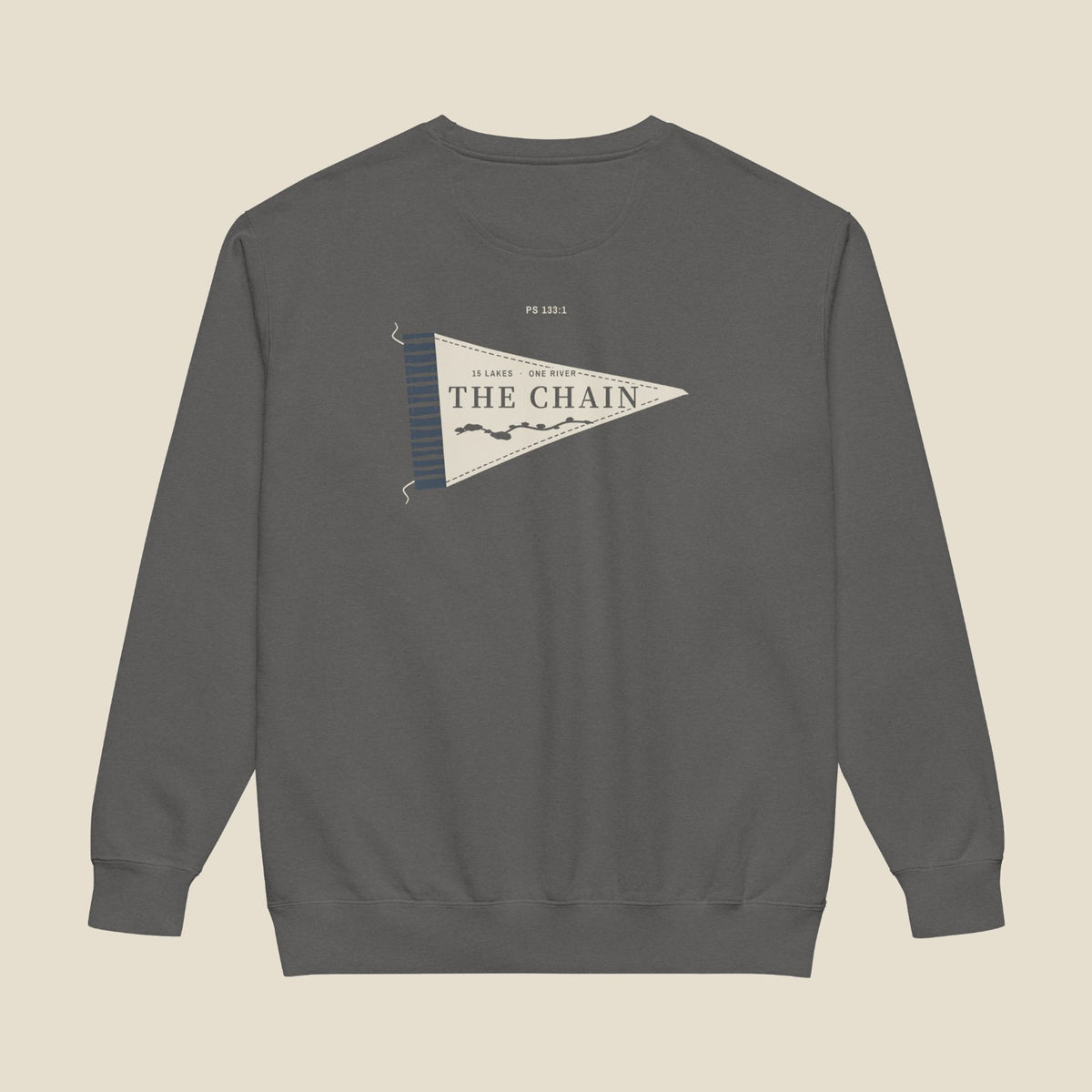 Pepper | Back | Chain O'Lakes Crewneck