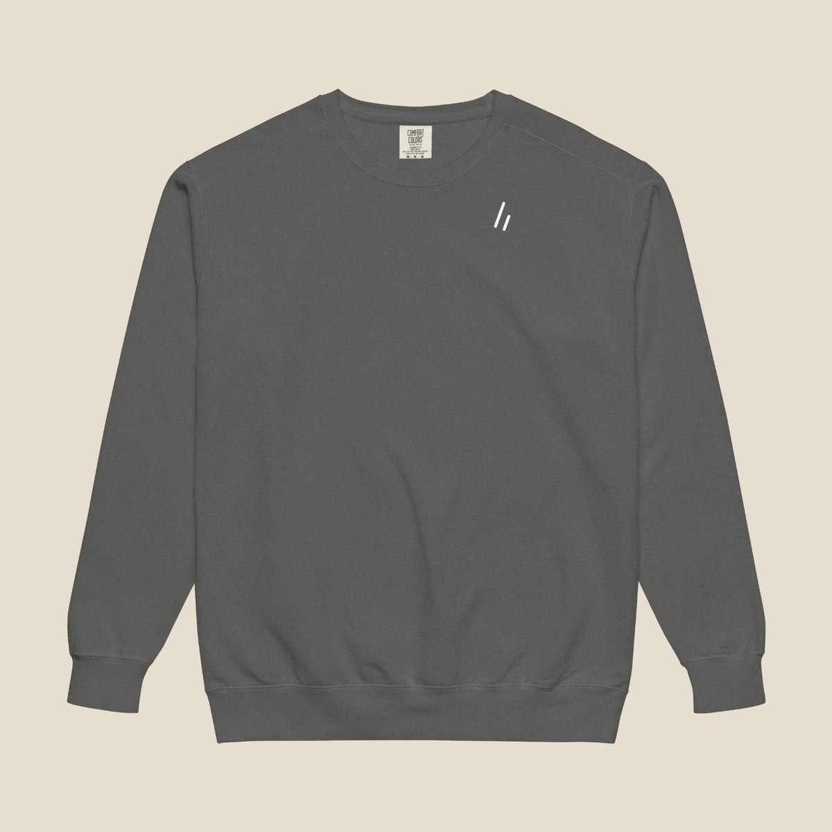 Pepper | Front | Chain O'Lakes Crewneck