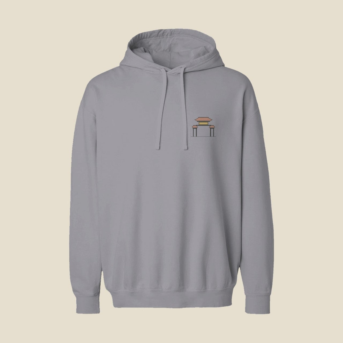 Grey | Front | Chinatown Gate Hoodie