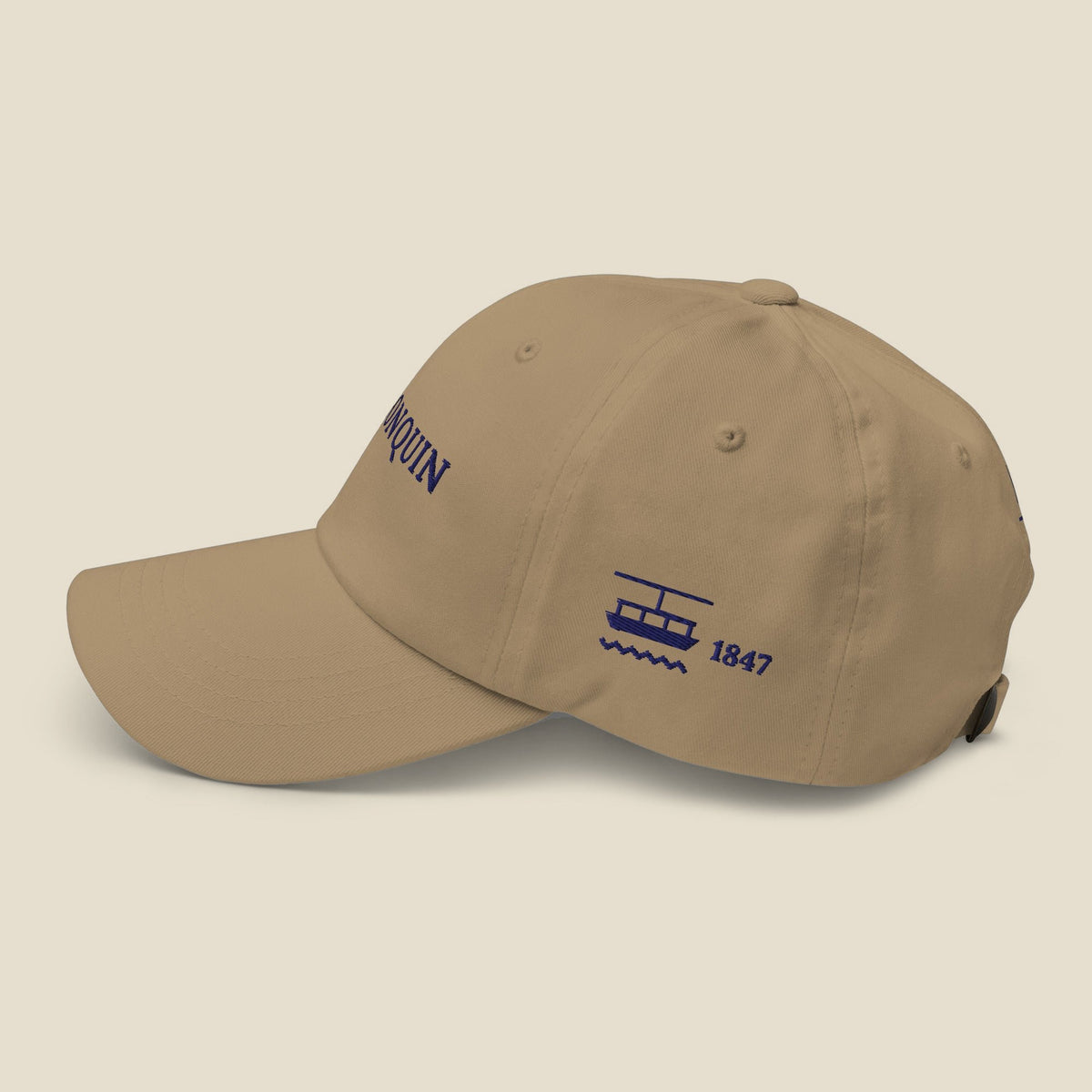 Khaki | Side | Algonquin Ferry Dad Hat