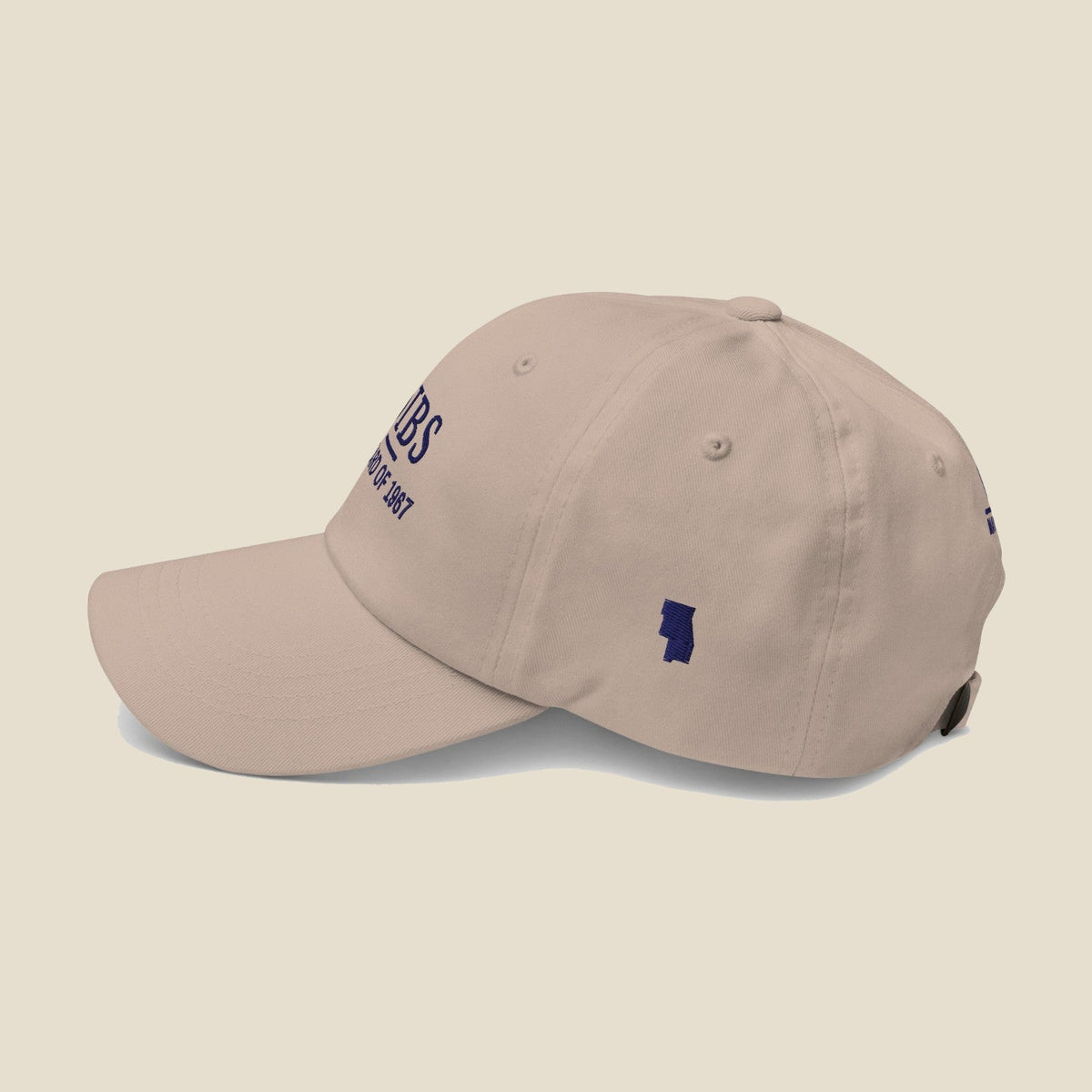 Stone | Side | Dibs Lawn Chair Dad Hat (Stone)