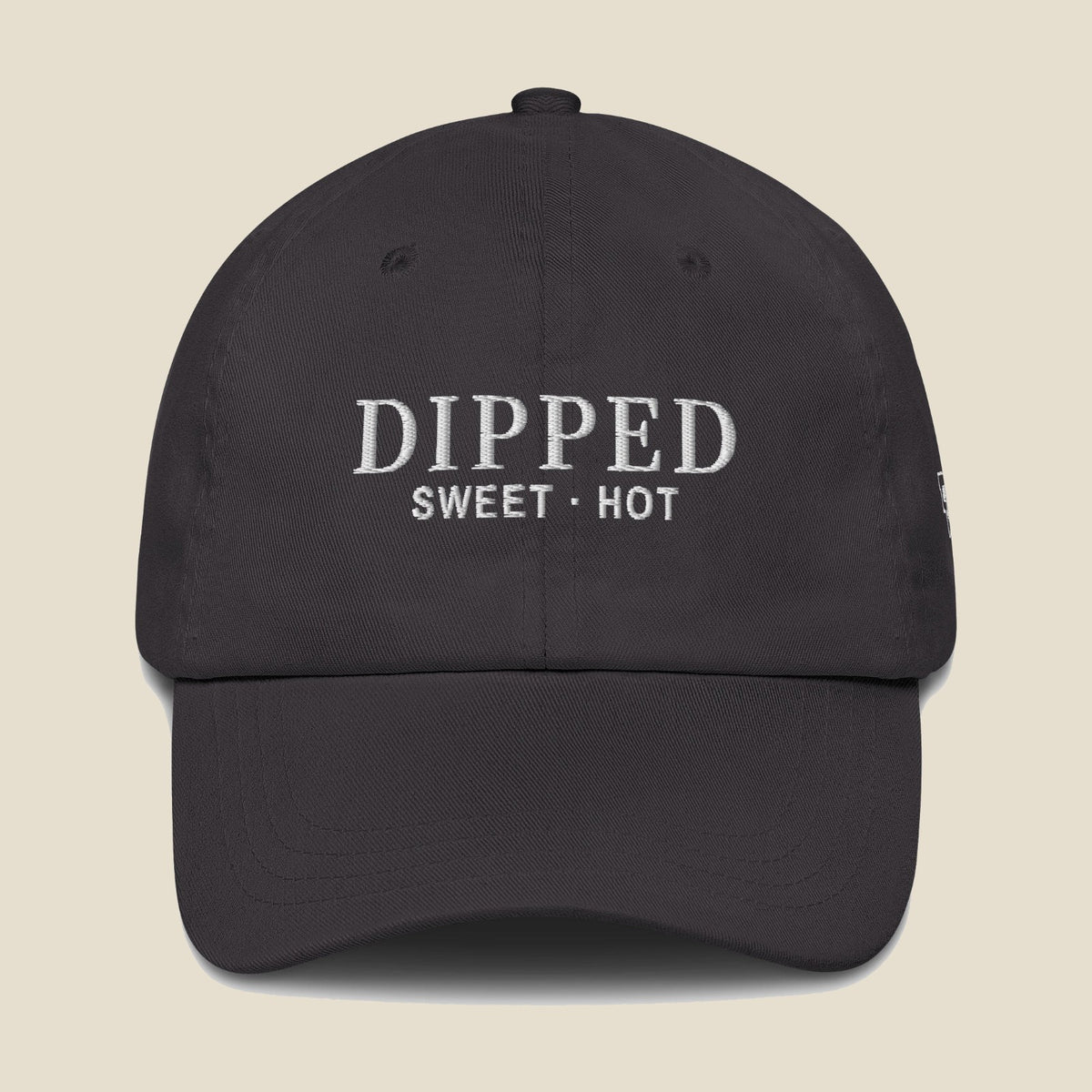 Dark Grey | Front | Dipped Italian Beef Dad Hat