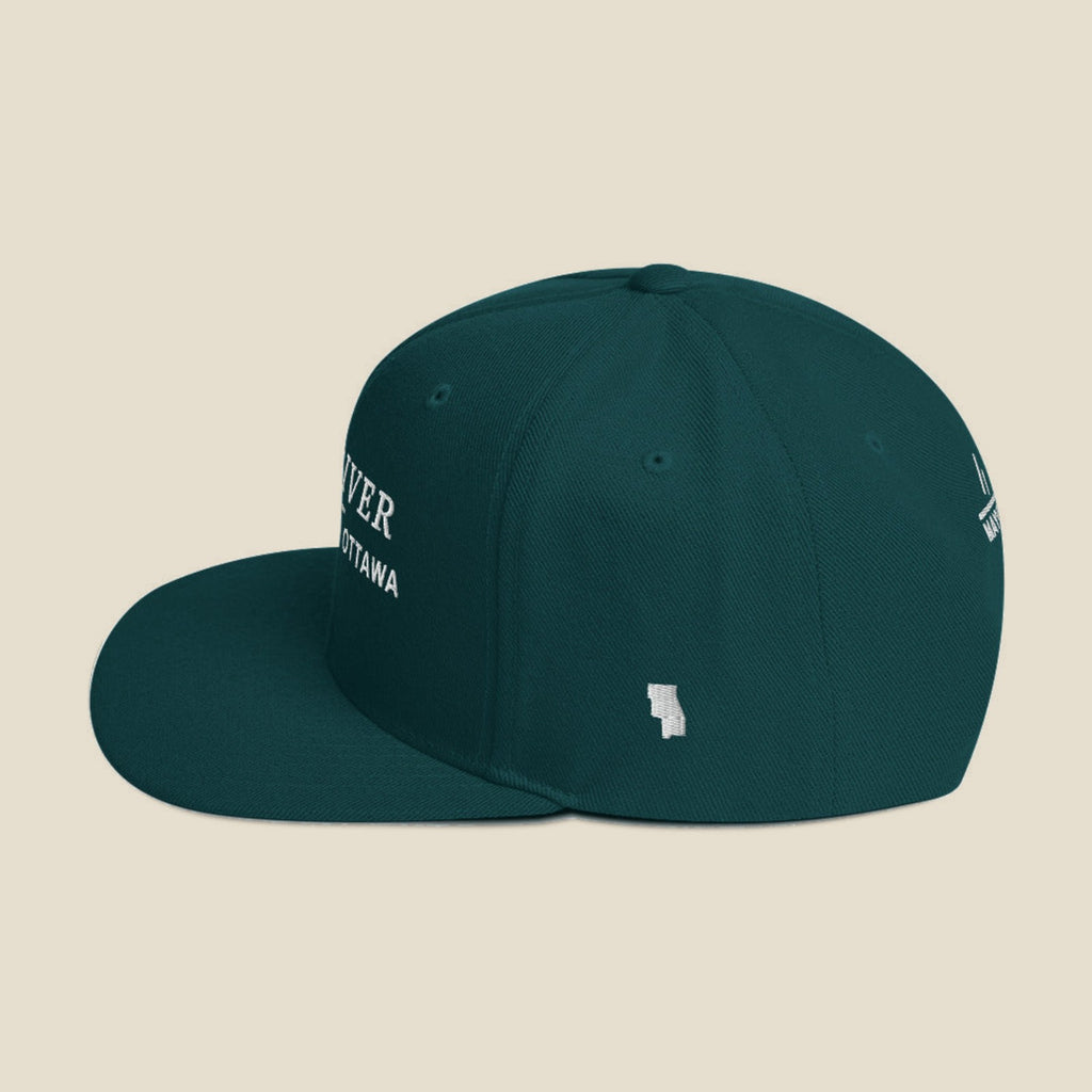 Spruce | Side | Fox River Snapback Hat