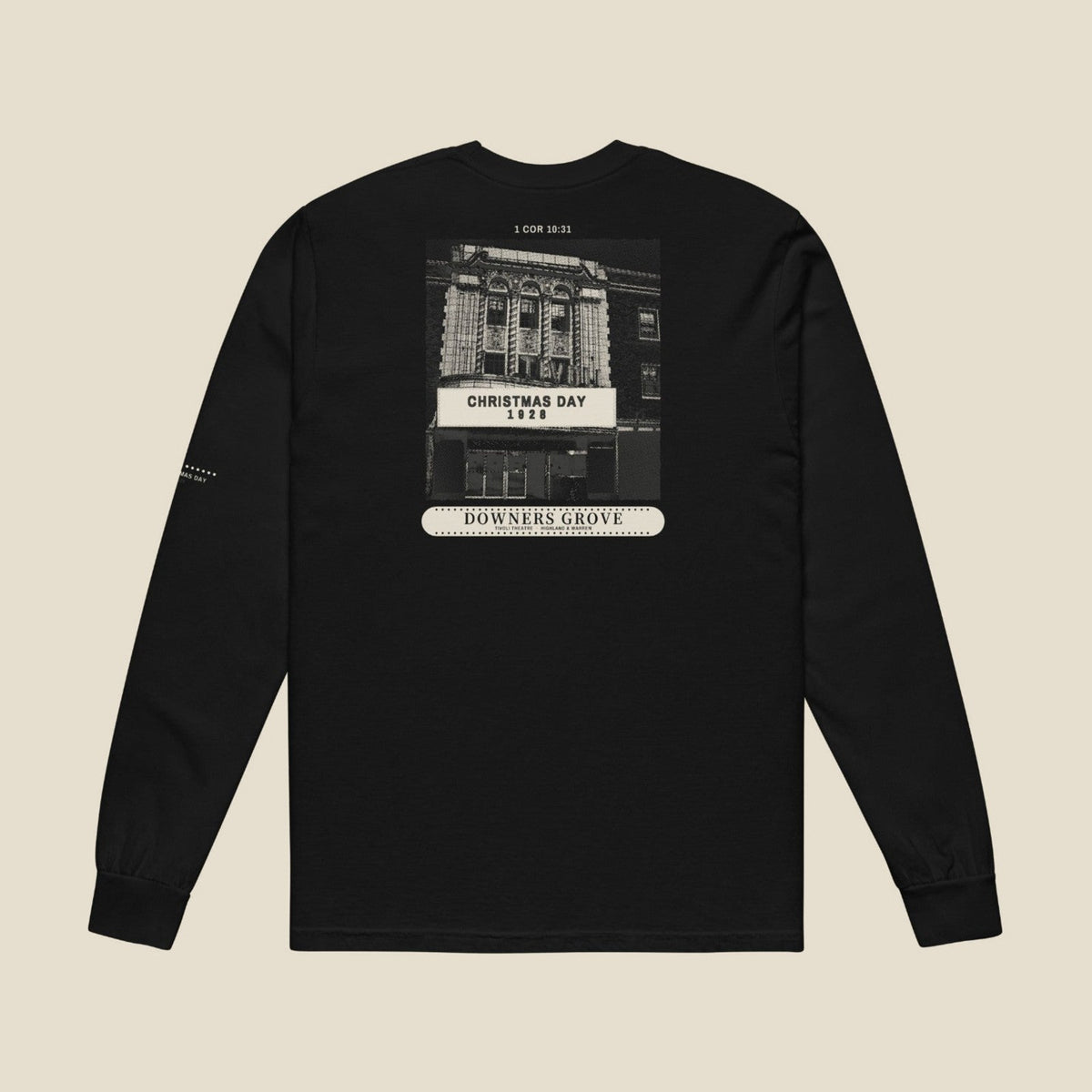 Black | Back | Downers Grove Tivoli Long Sleeve
