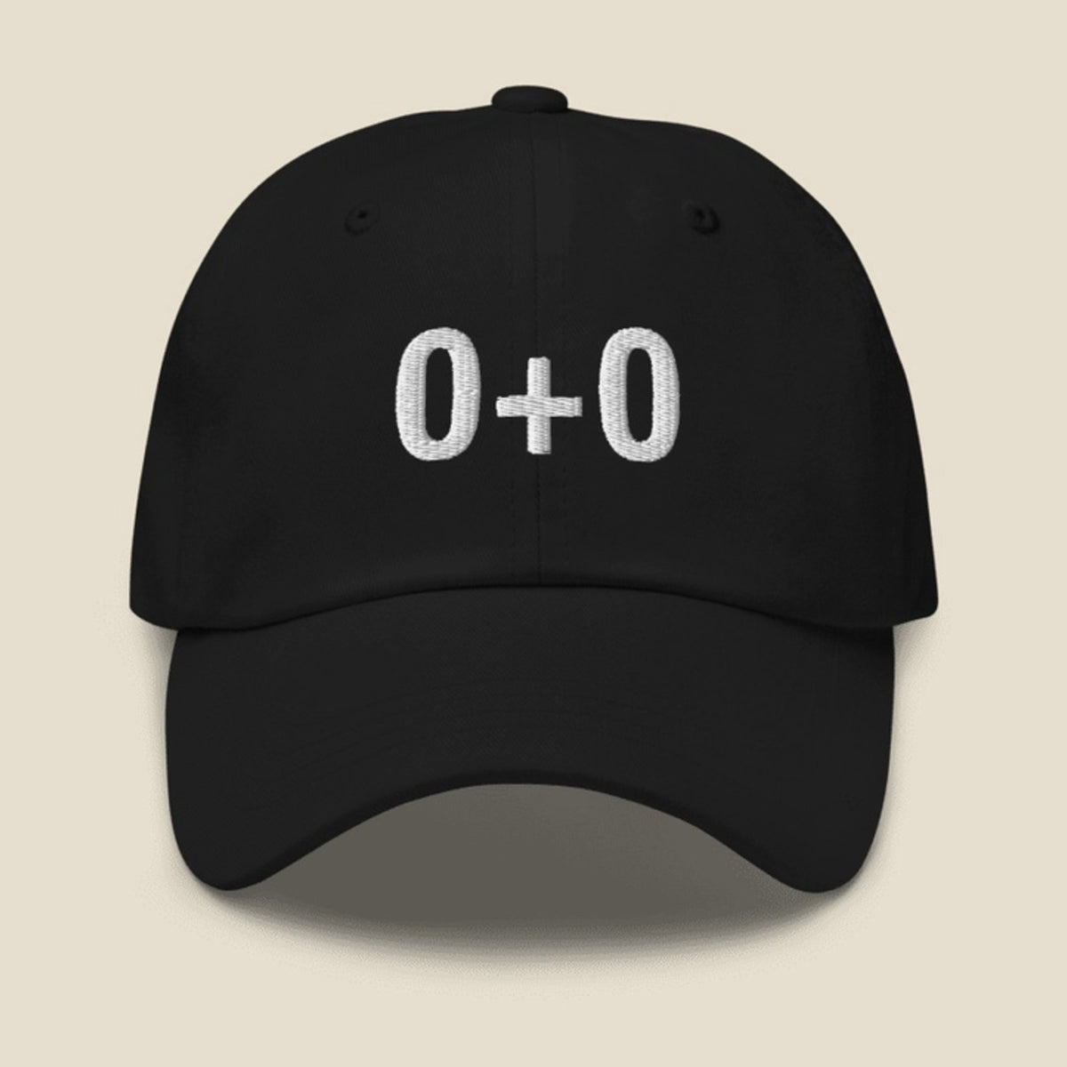 Black | Front | State & Madison Zero Point Dad Hat