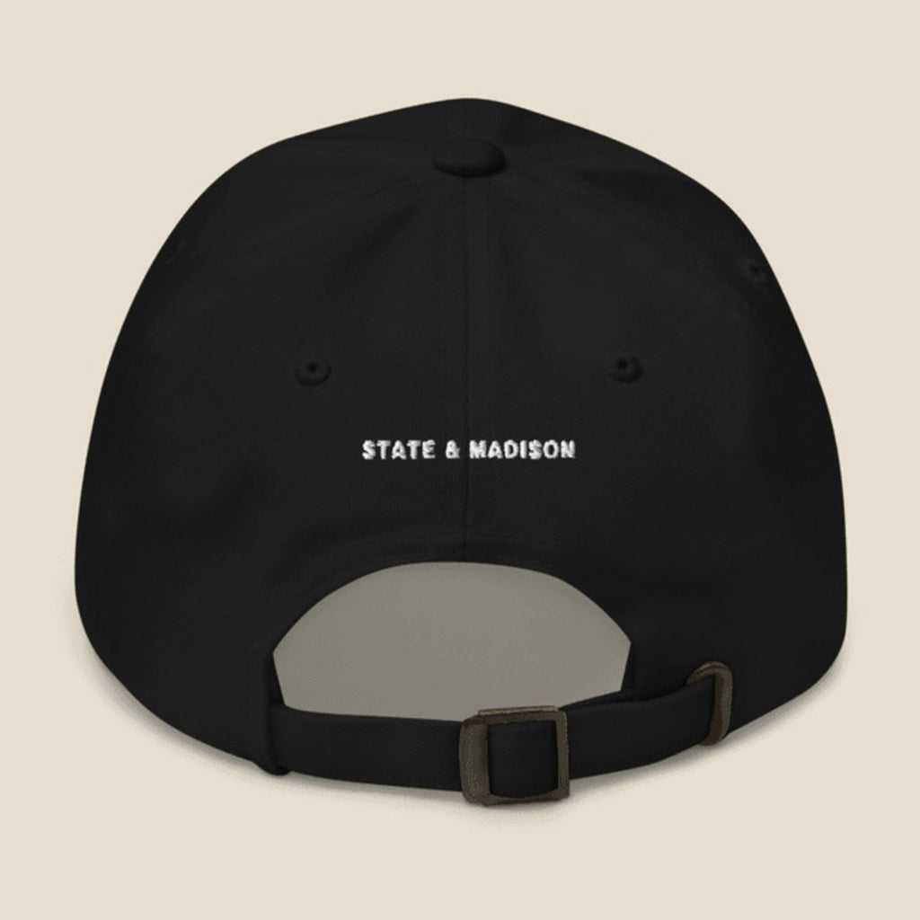 Black | Back | State & Madison Zero Point Dad Hat
