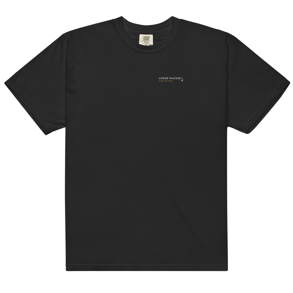 Black | Front | Lower Wacker Drive Tee