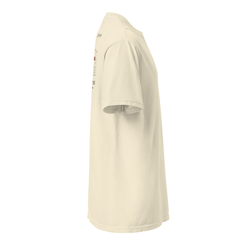 Lemont Stone (Ivory) tee, right side view: sleeve