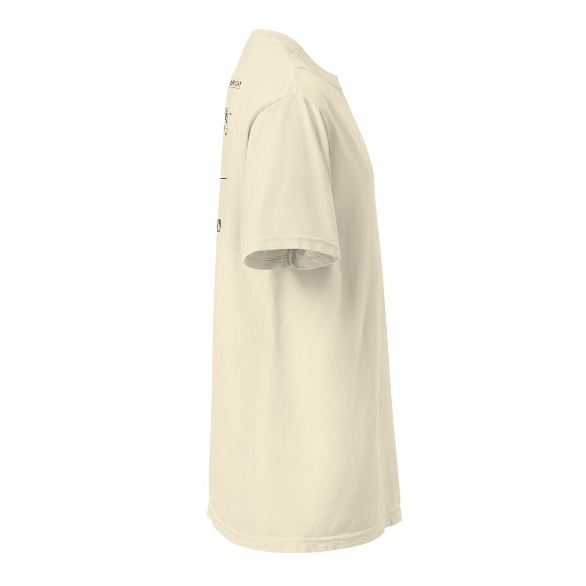 Lemont Stone (Ivory) tee, right side view