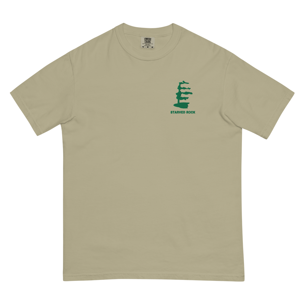 Khaki | Front | Starved Rock Canyons Tee