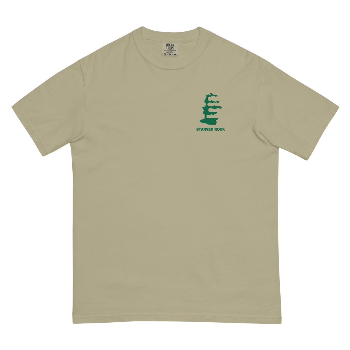 Khaki | Front | Starved Rock Canyons Tee