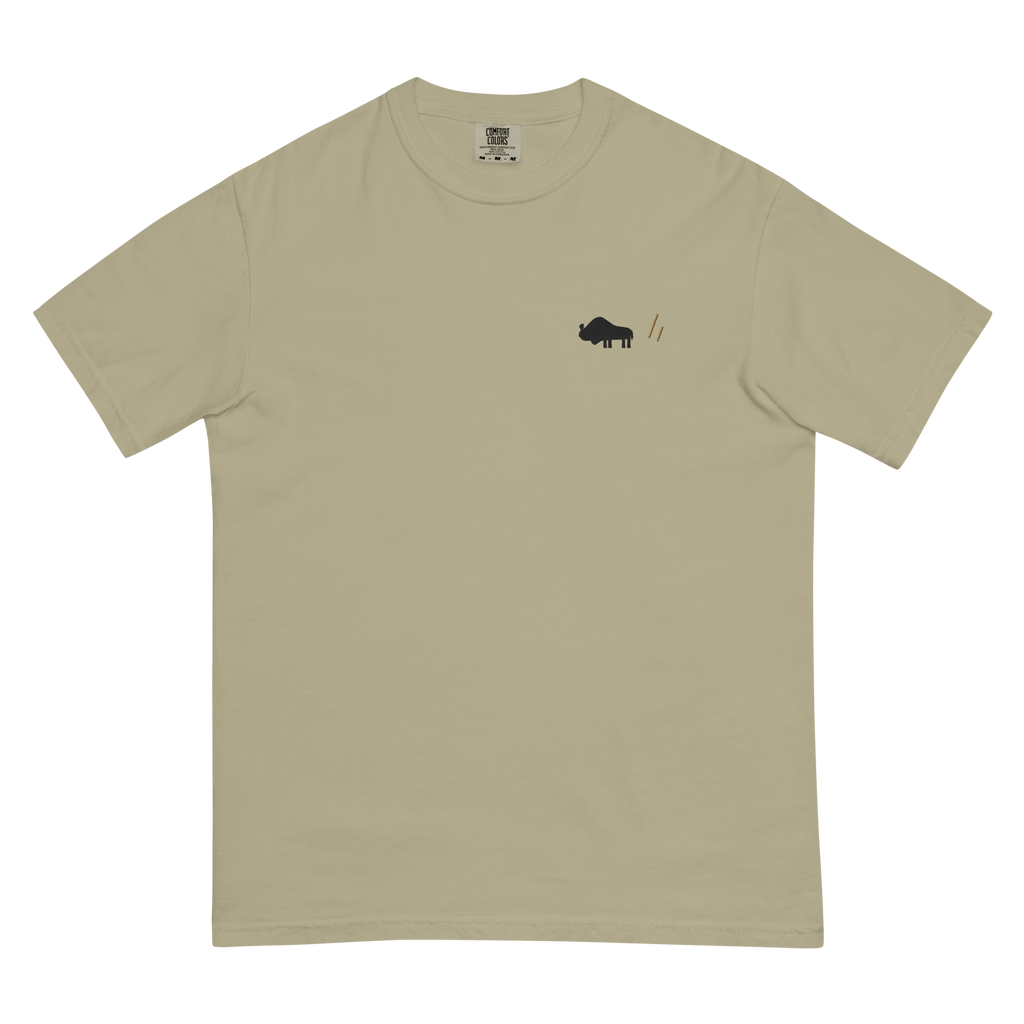 Khaki | Front | Fermilab Bison Tee