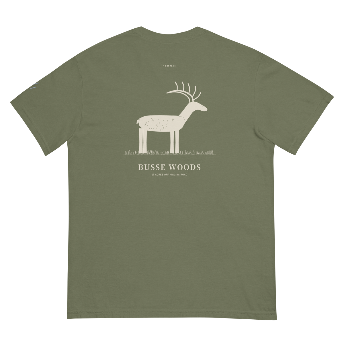 Moss | Back | Busse Woods Elk Tee