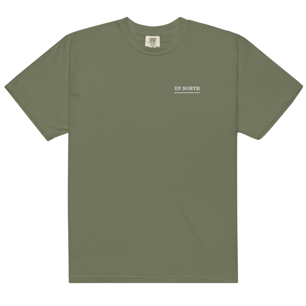 Moss | Front | Up North Canoe on the Roof Tee