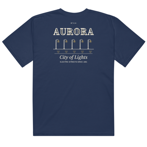 True Navy | Back | Aurora City of Lights Marquee Tee