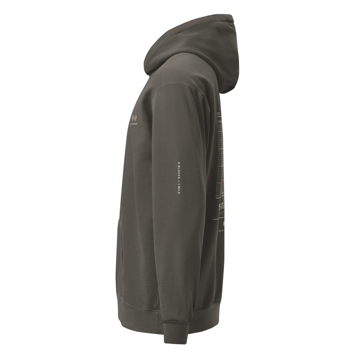 Pepper | Side | State & Madison Zero Point Hoodie