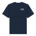 French Navy | Front | The 606 Bloomingdale Trail Heavyweight Tee