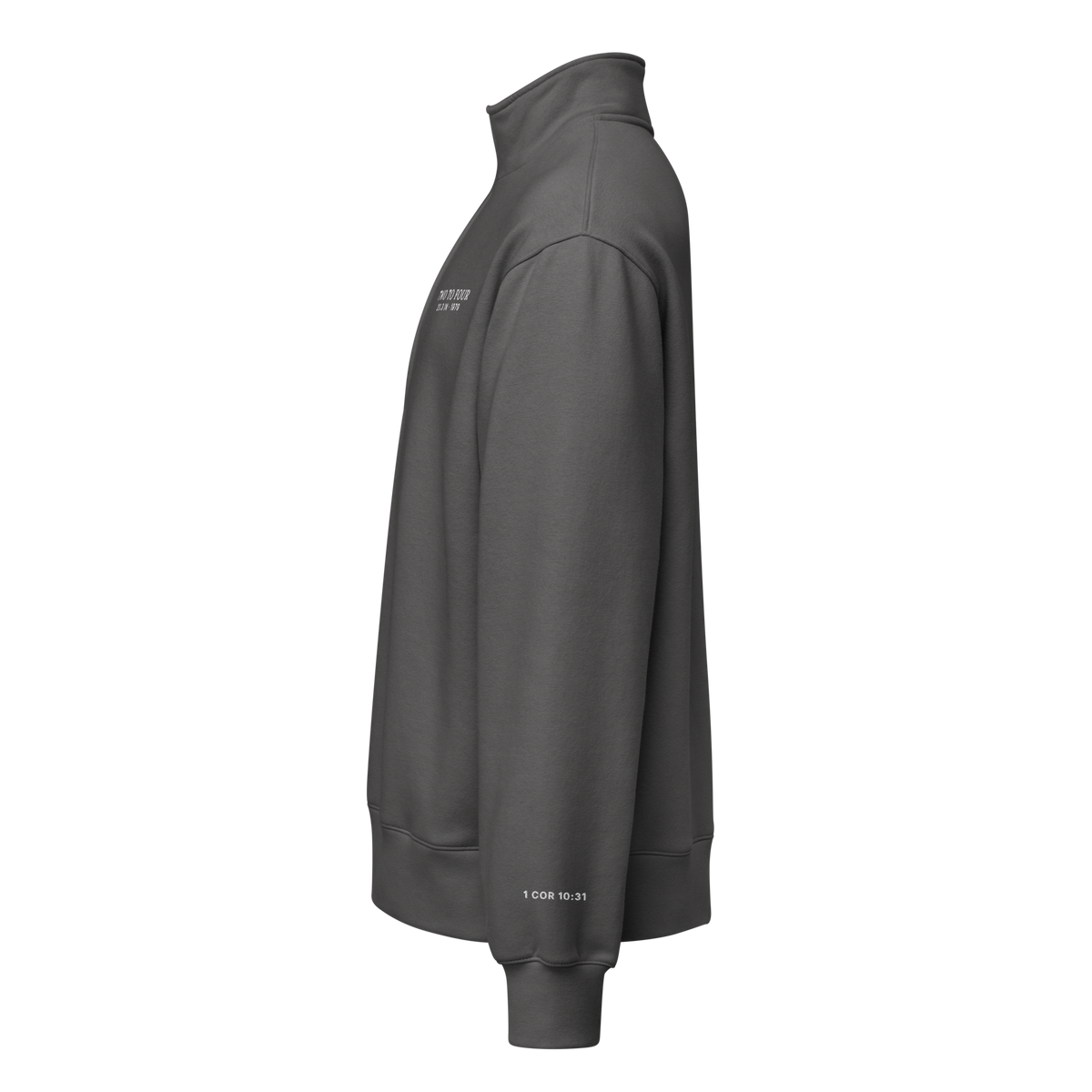 Asphalt | Side | Two to Four Half Zip