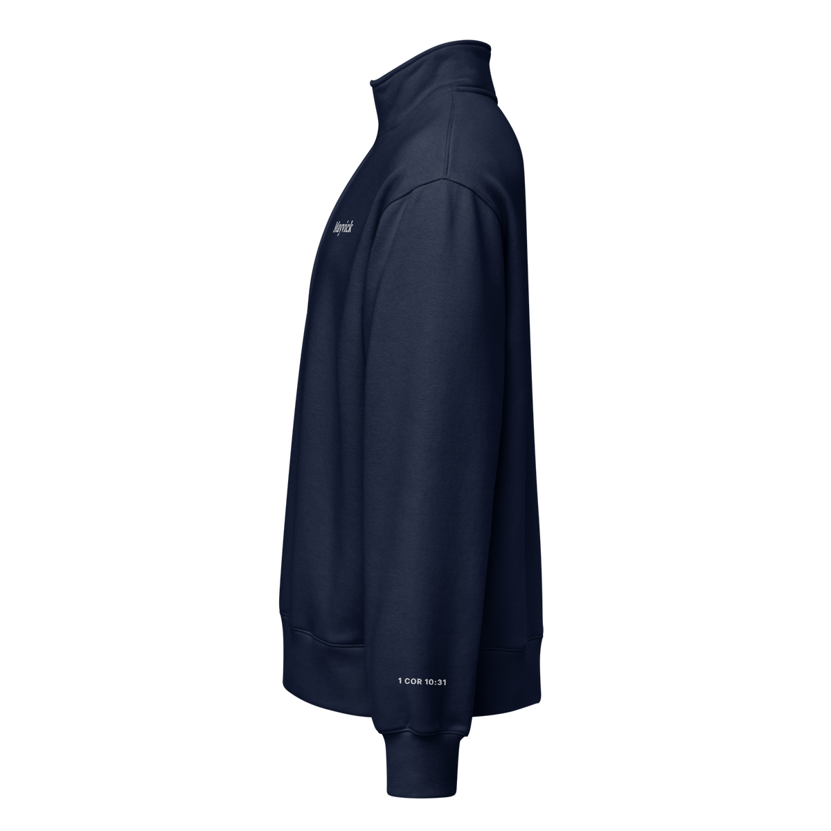 Navy | Side | Mayvick Half Zip