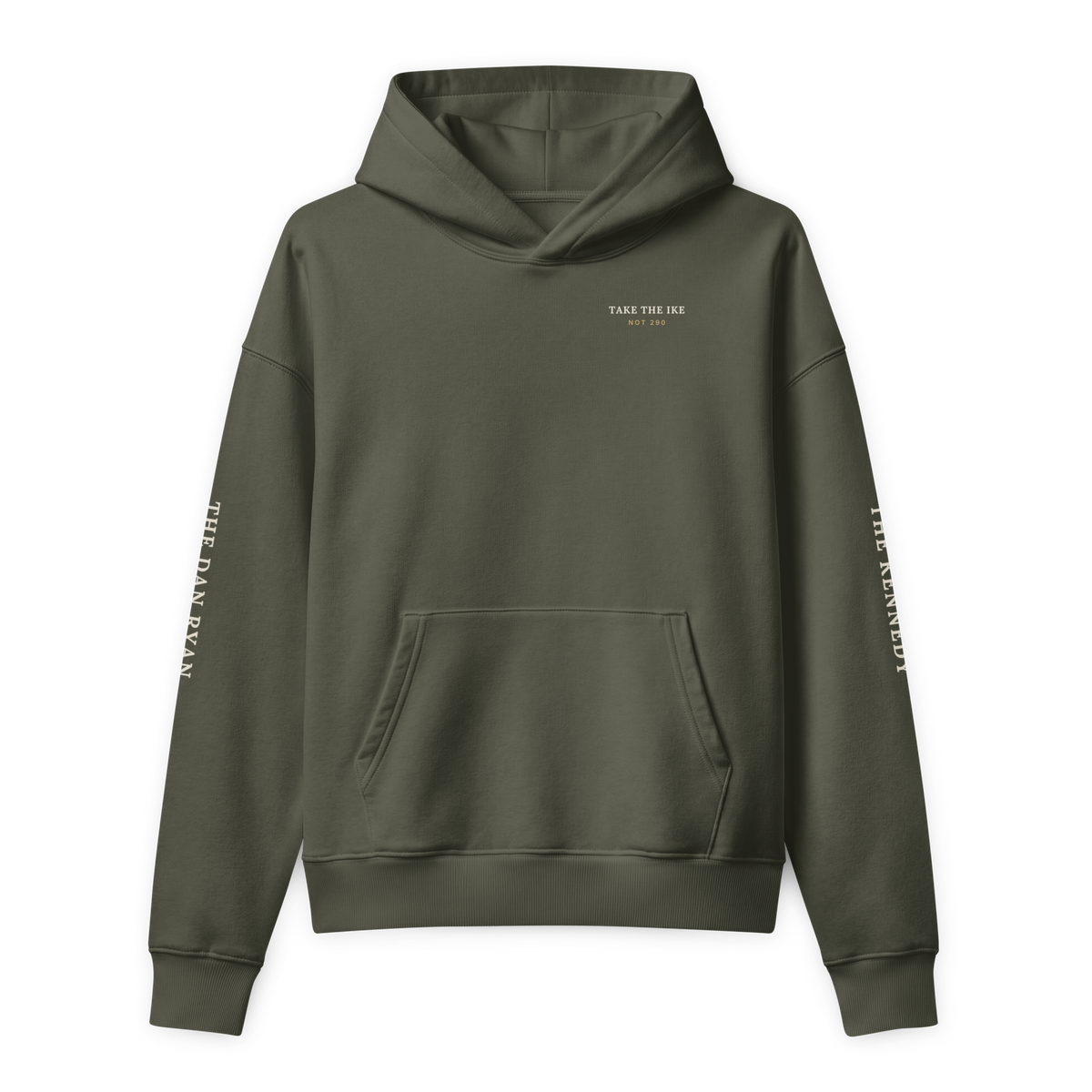 Khaki Green | Front | What Locals Call It Expressway Hoodie