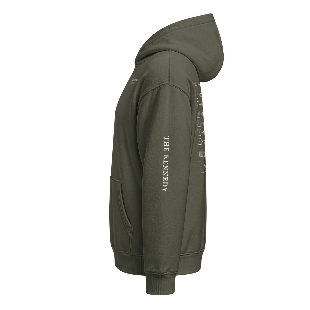 Khaki Green | Side (Left) | What Locals Call It Expressway Hoodie