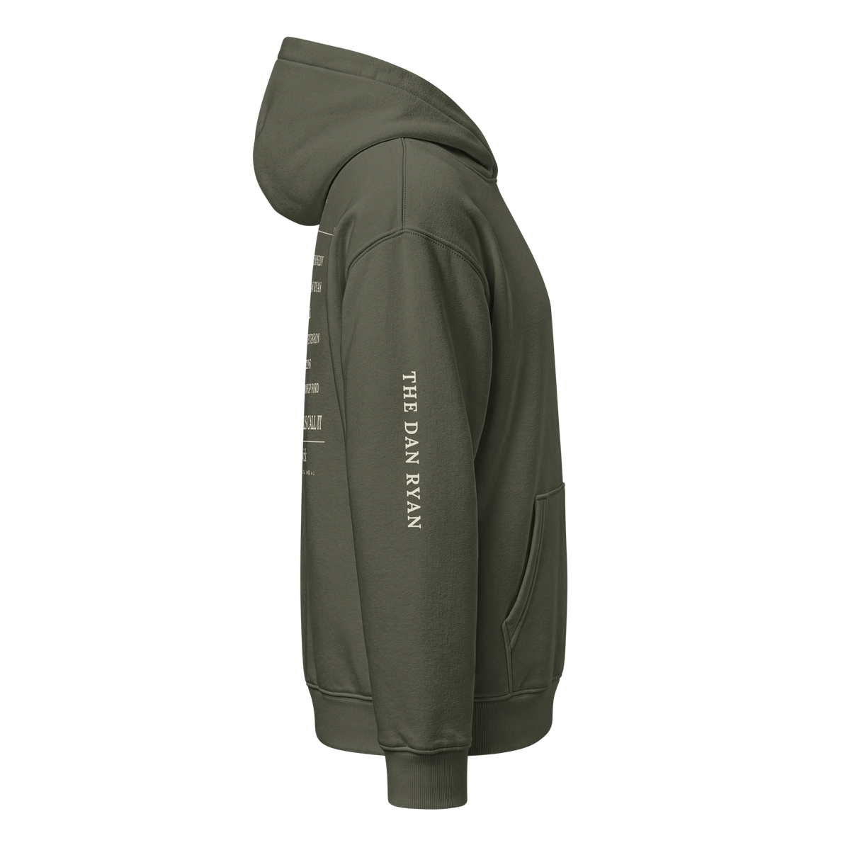 Khaki Green | Side (Right) | What Locals Call It Expressway Hoodie